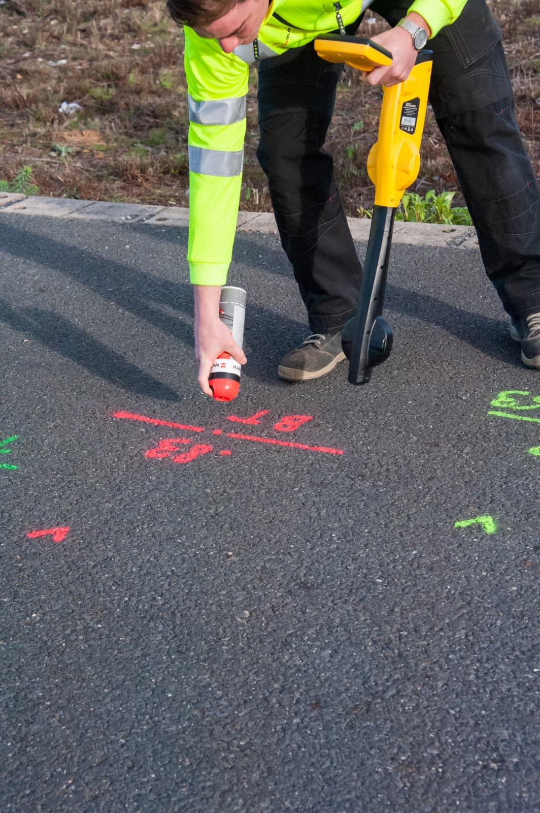 Investigations et marquage terrain