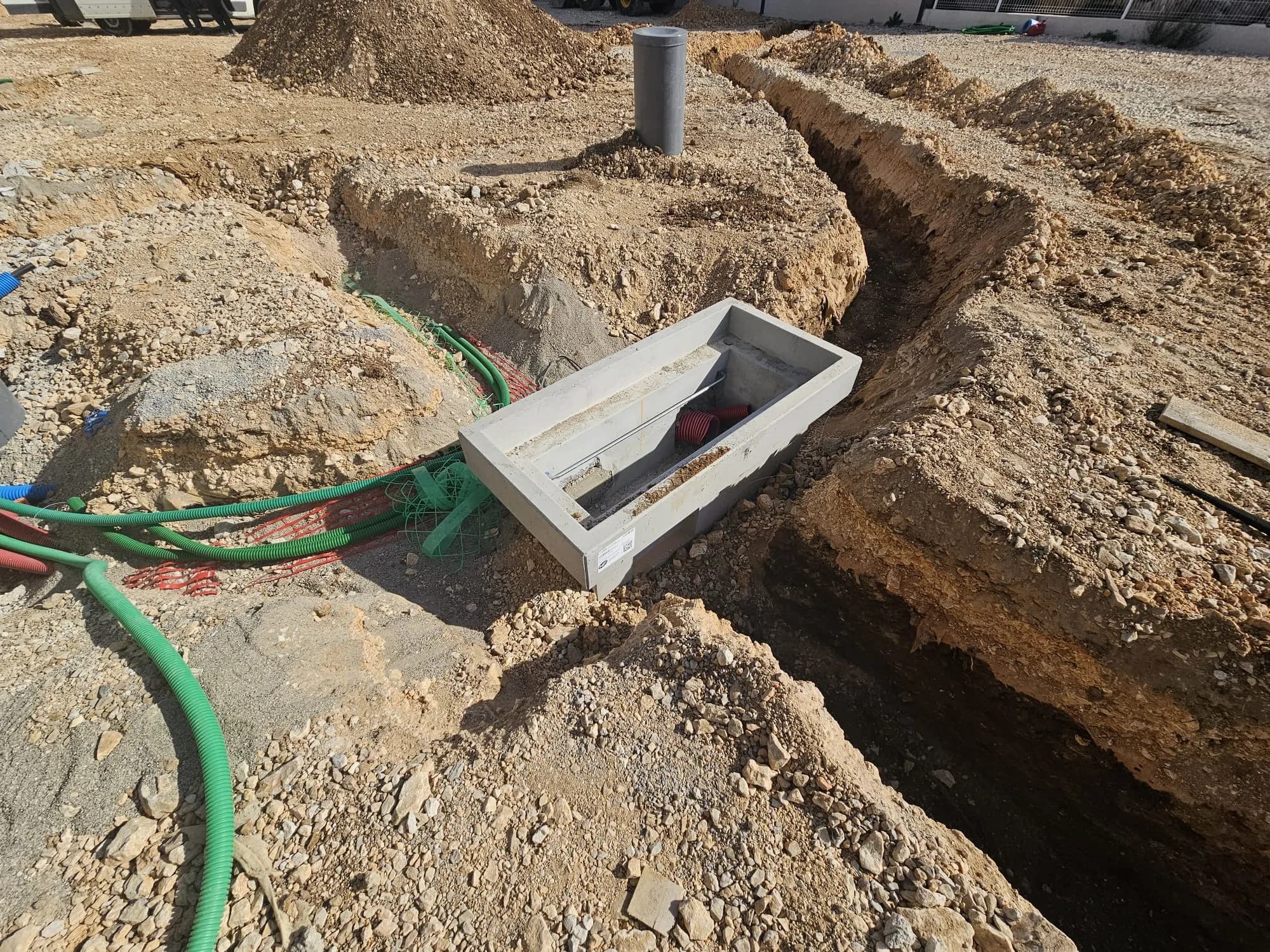 Chantier réseaux souterrains